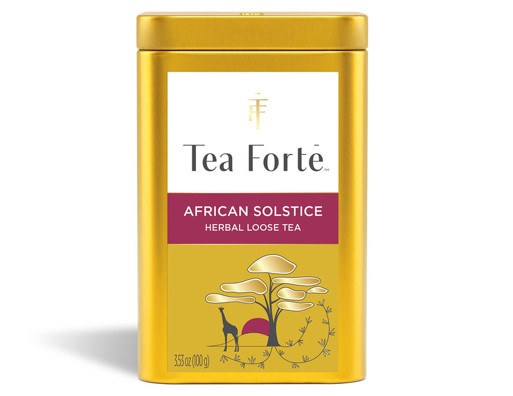 African Solstice Loose Leaf Tea Canister